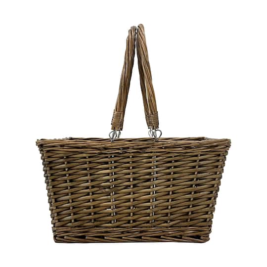 Large Brown Willow Basket by Ashland&#xAE;